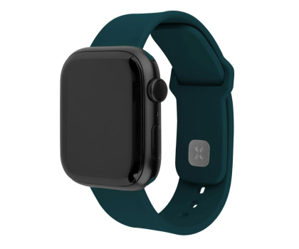 Pasek do smartwatchy FIXED Silicone Strap Set do Apple Watch 40/41/42 mm dark green